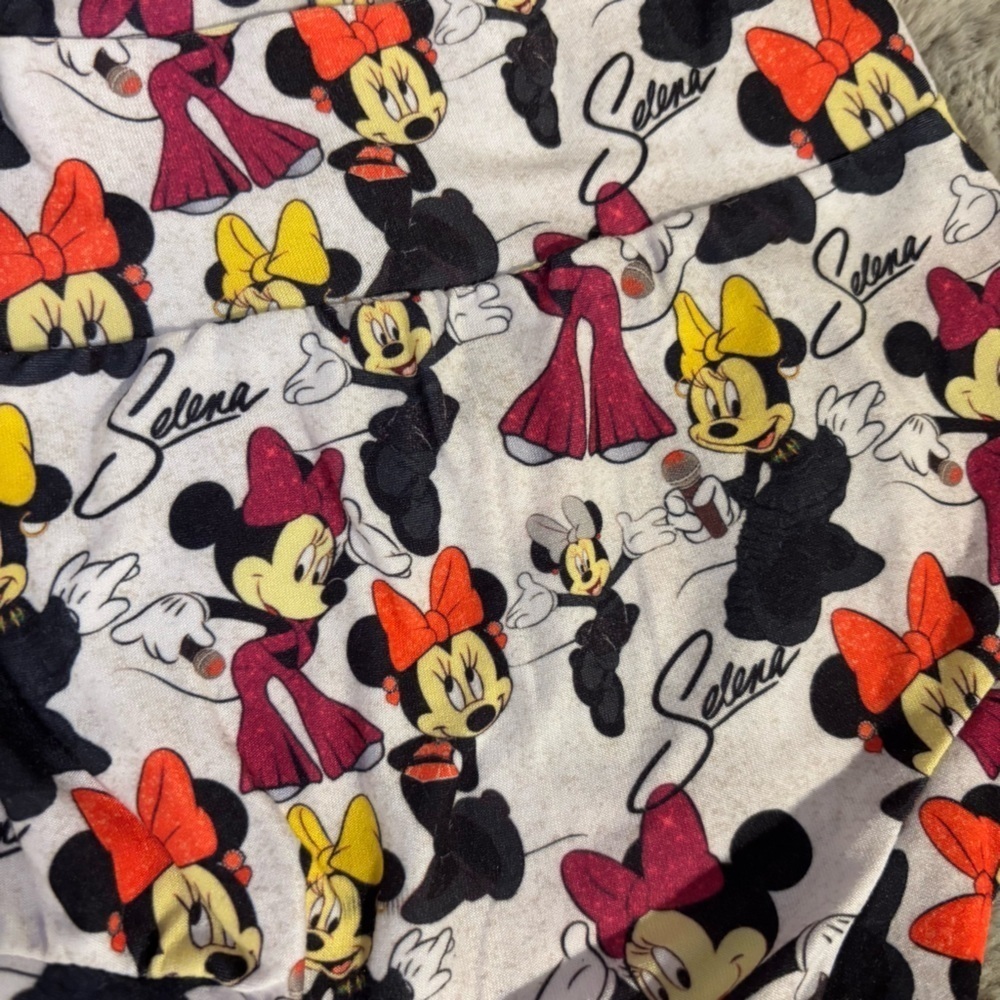 Handmade Selena Outfit 18-24 Months Bummies Minnie Mouse Biddi Biddi Bom Bom - Picture 2 of 8